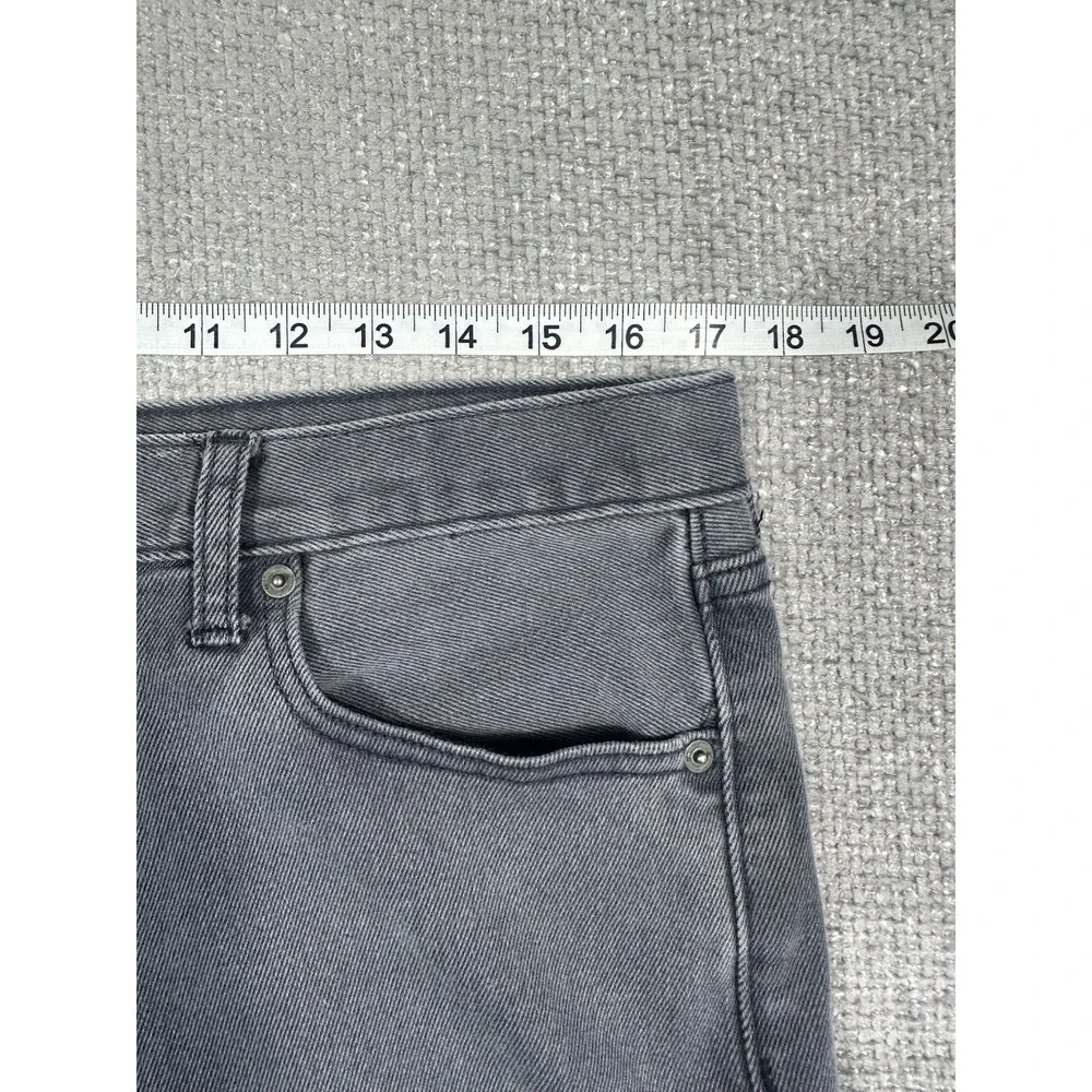 Banana Republic Jeans Mens 34x32‎ Gray Premium Performance Stretch Slim Straight